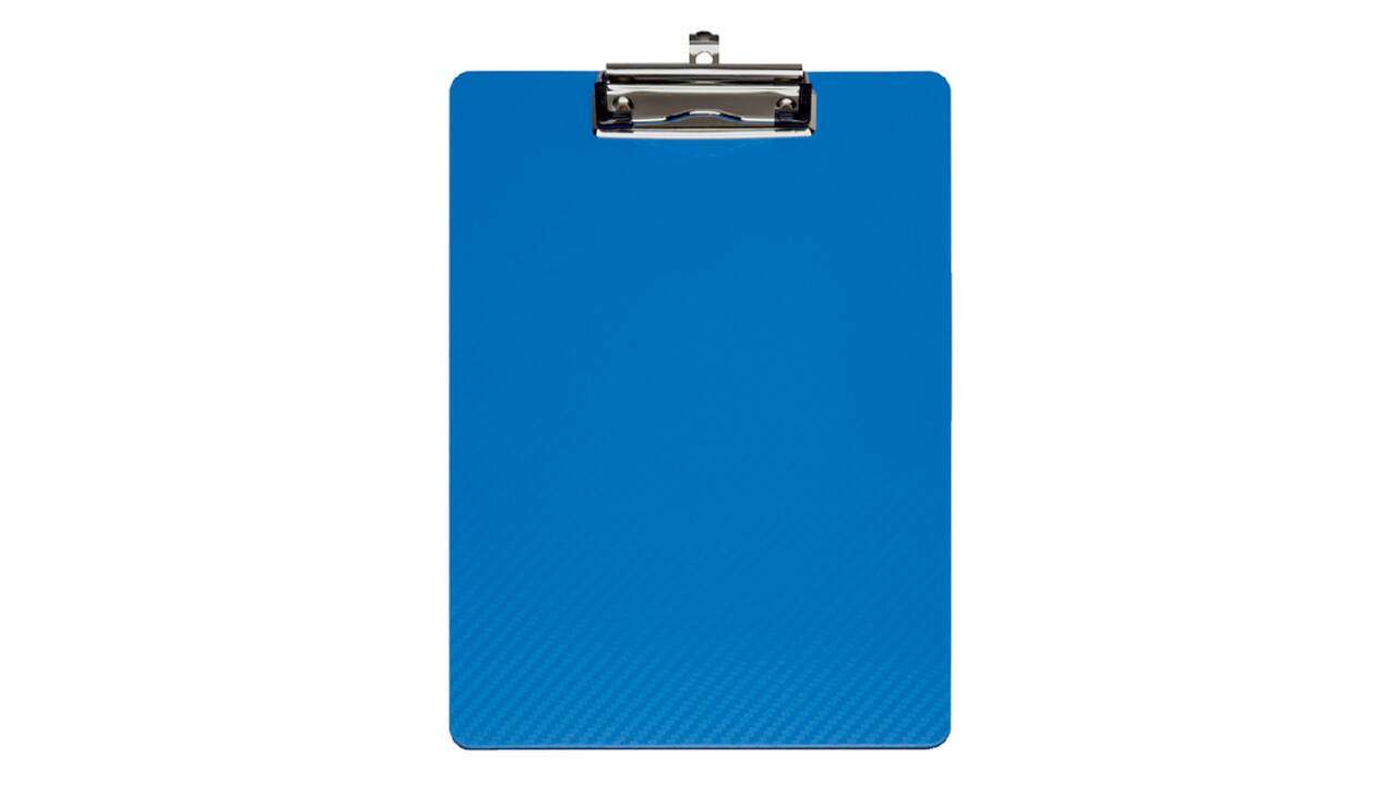 Klembord MAUL Flexx A4 staand PP blauw