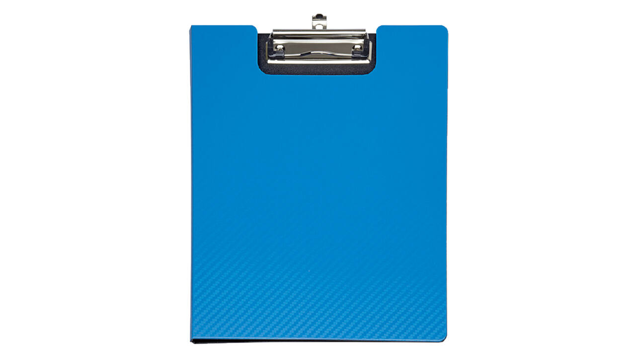Klembordmap MAUL Flexx A4 staand PP blauw