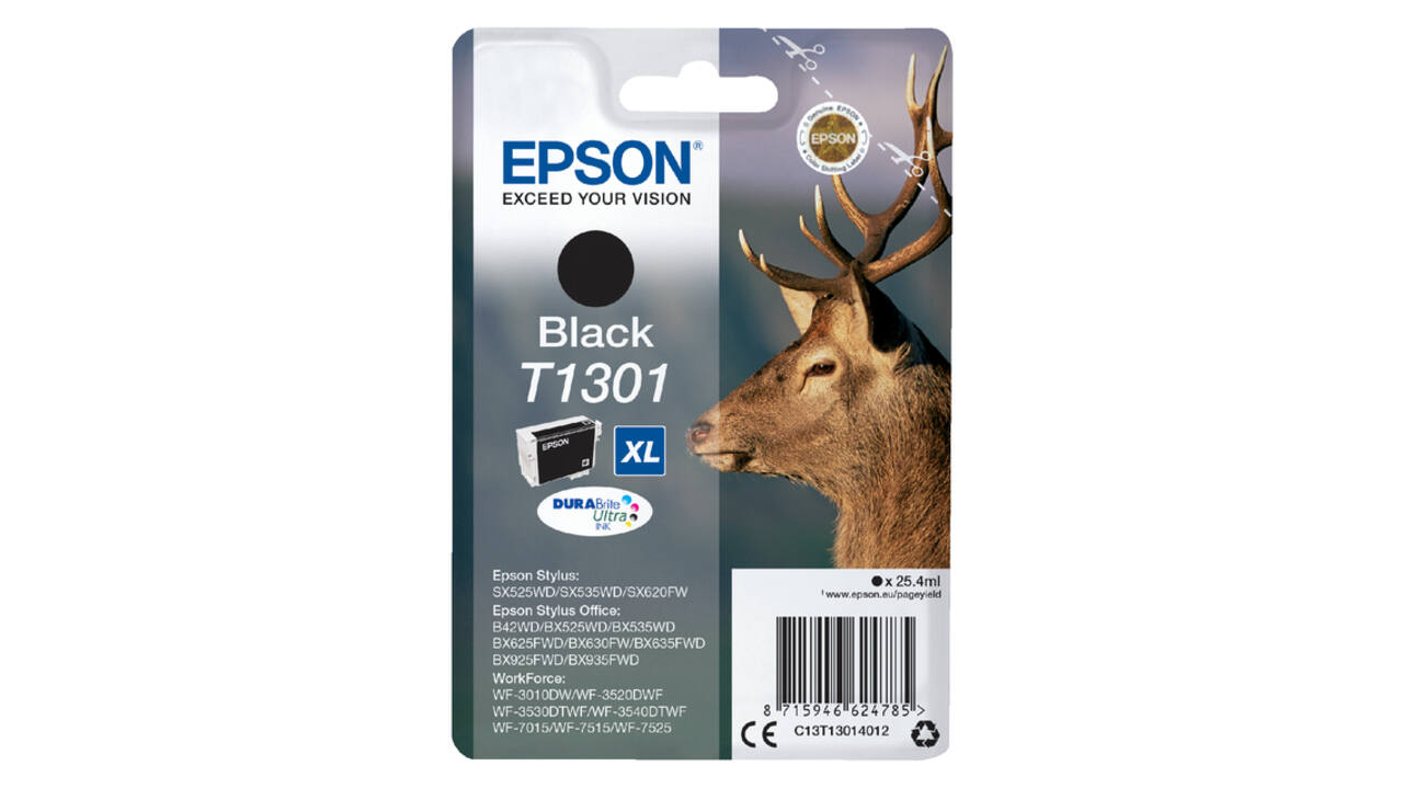 Inktcartridge Epson T1301 zwart