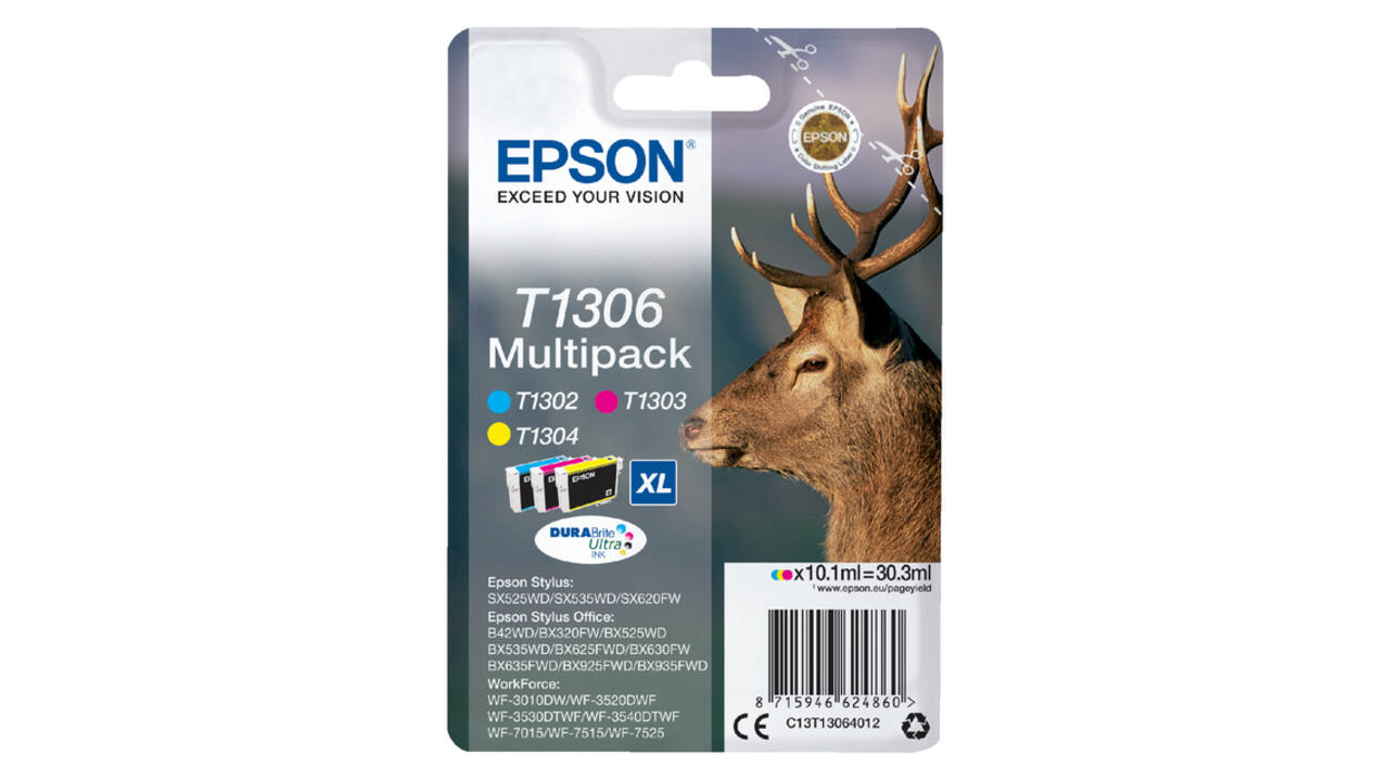 Inktcartridge Epson T1306 3 kleuren