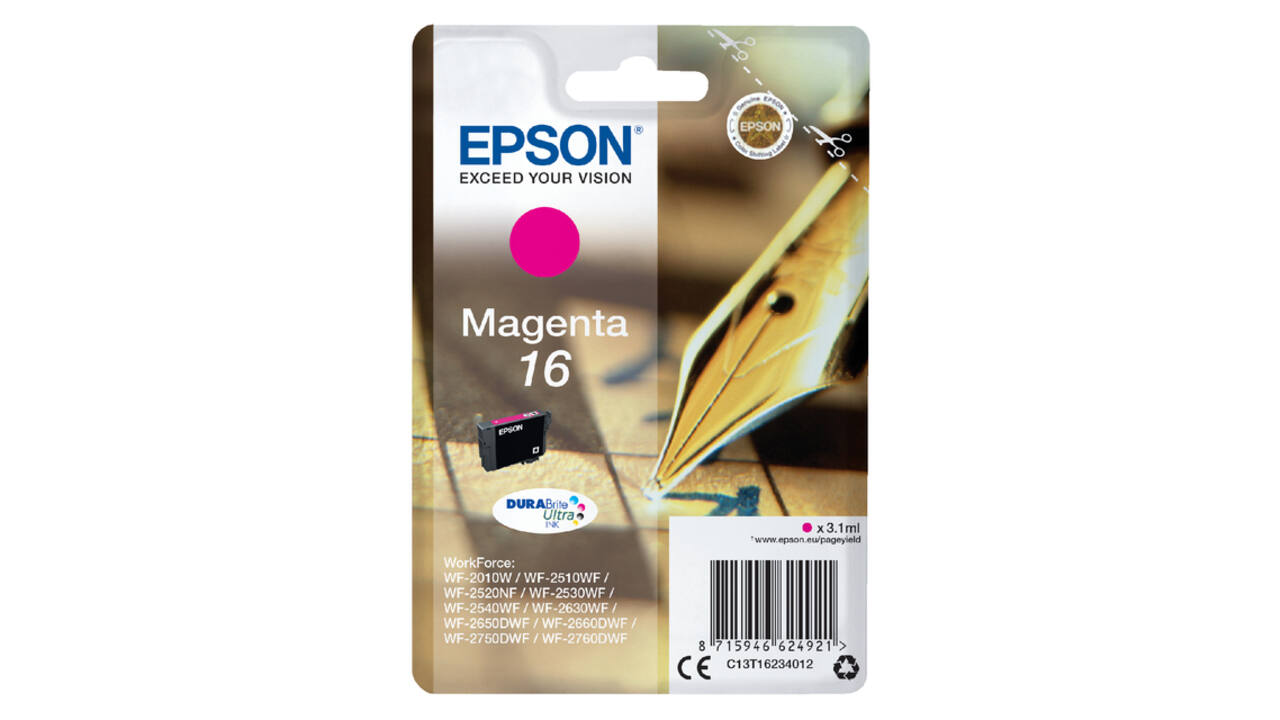 Inktcartridge Epson 16 T1623 rood