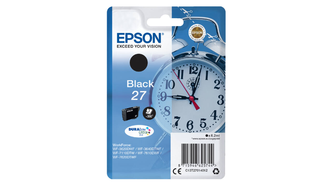 Inktcartridge Epson 27 T2701 zwart