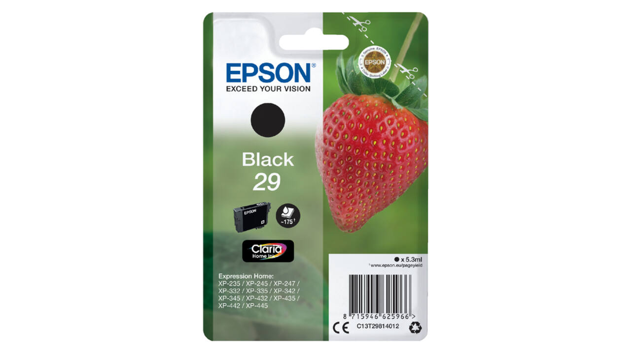 Inktcartridge Epson 29 T2981 zwart