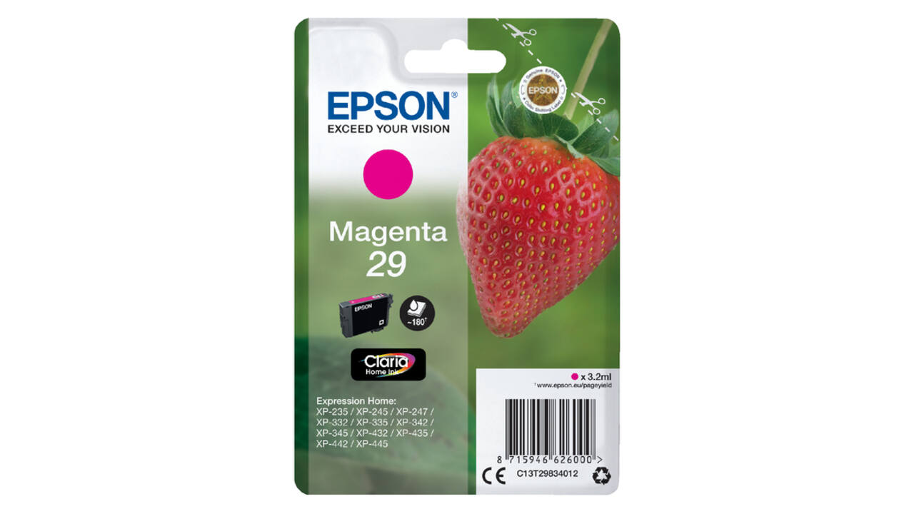 Inktcartridge Epson 29 T2983 rood