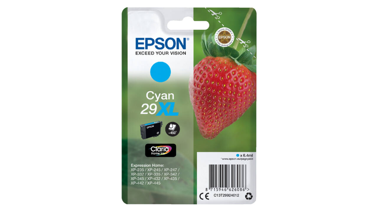 Inktcartridge Epson 29XL T2992 blauw