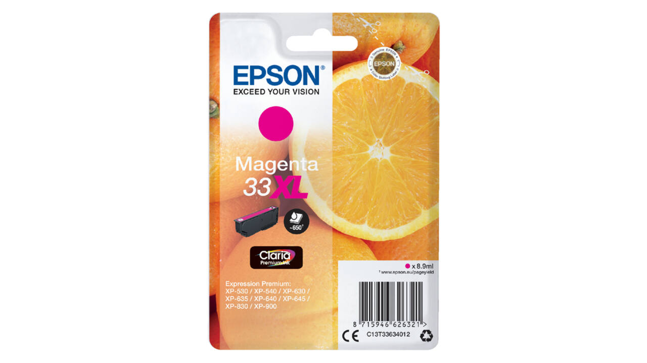 Inktcartridge Epson 33XL T3363 rood