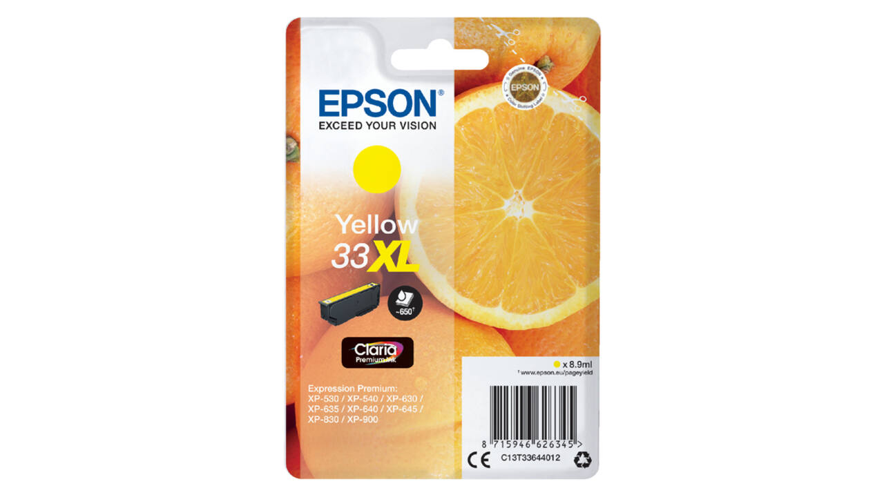 Inktcartridge Epson 33XL T3364 geel