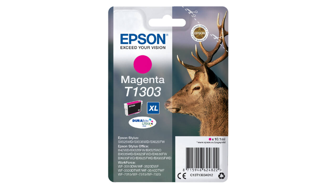 Inktcartridge Epson T1303 rood