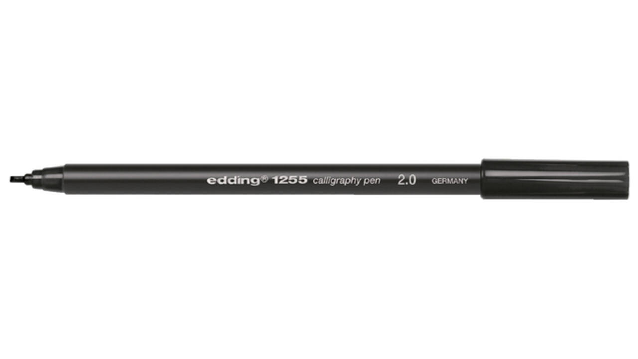 Kalligrafiepen edding 1255 2.0mm zwart