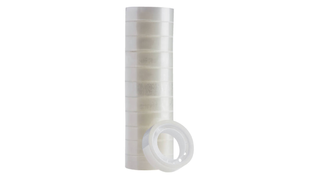 Plakband Quantore 12mmx10m transparant