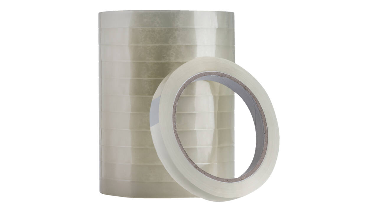 Plakband Quantore 12mmx66m transparant