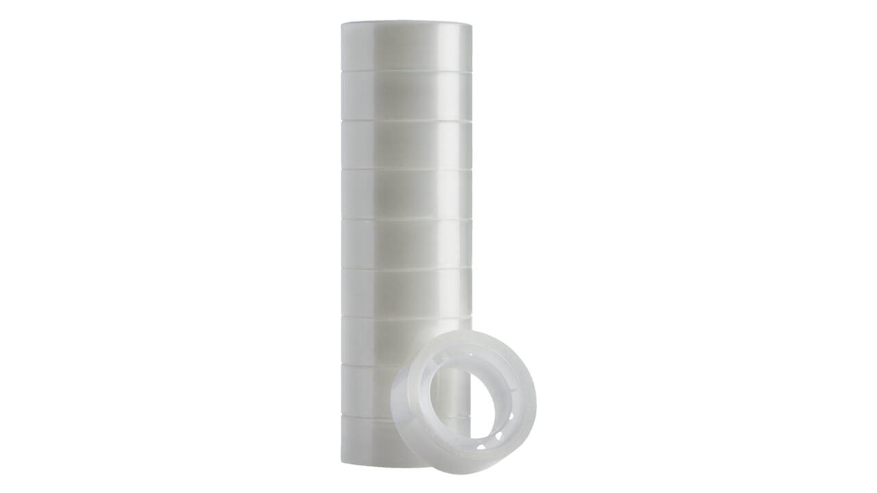 Plakband Quantore 15mmx10m transparant