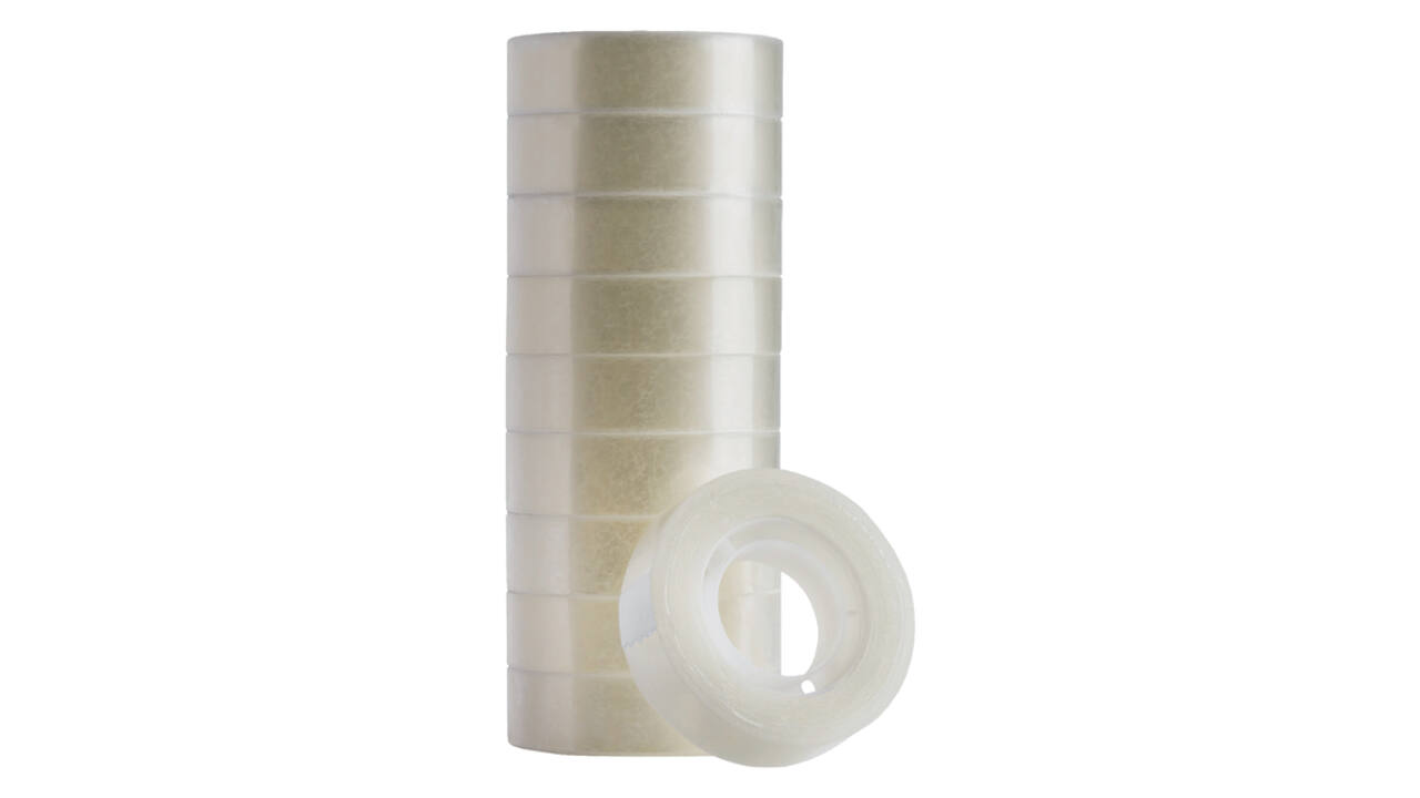 Plakband Quantore 15mmx33m transparant