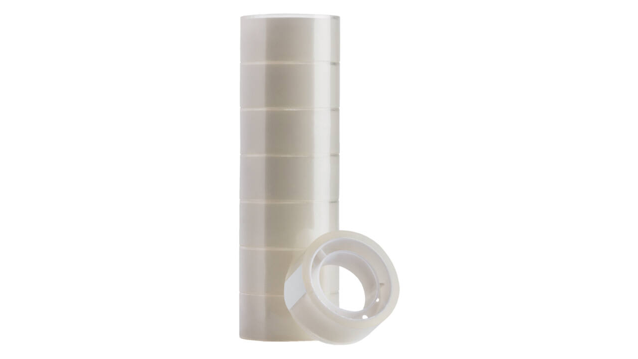 Plakband Quantore 19mmx10m transparant