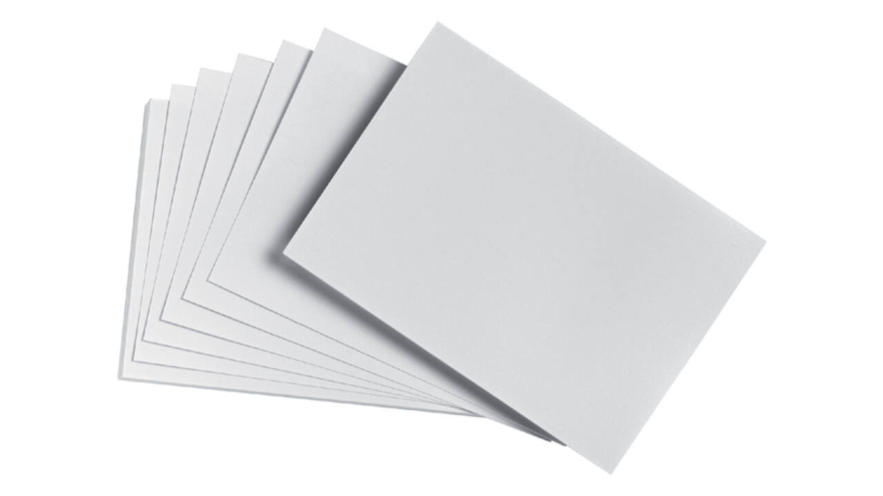 Correspondentiekaart Djois Atlanta A6 105x148mm 200gr wit 50 stuks
