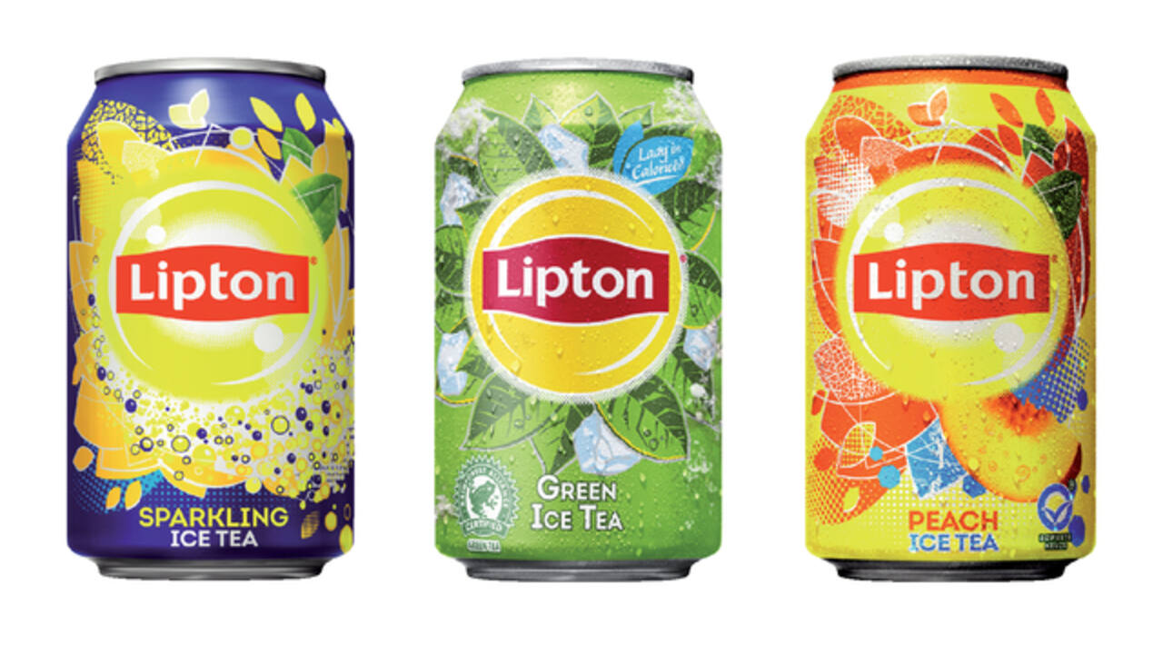 Frisdrank Lipton Ice Tea sparkling blik 330ml