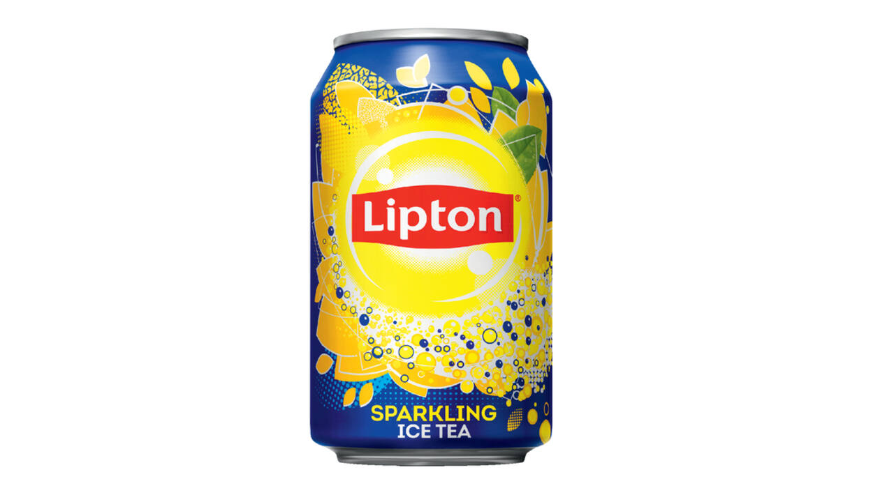 Frisdrank Lipton Ice Tea sparkling blik 330ml