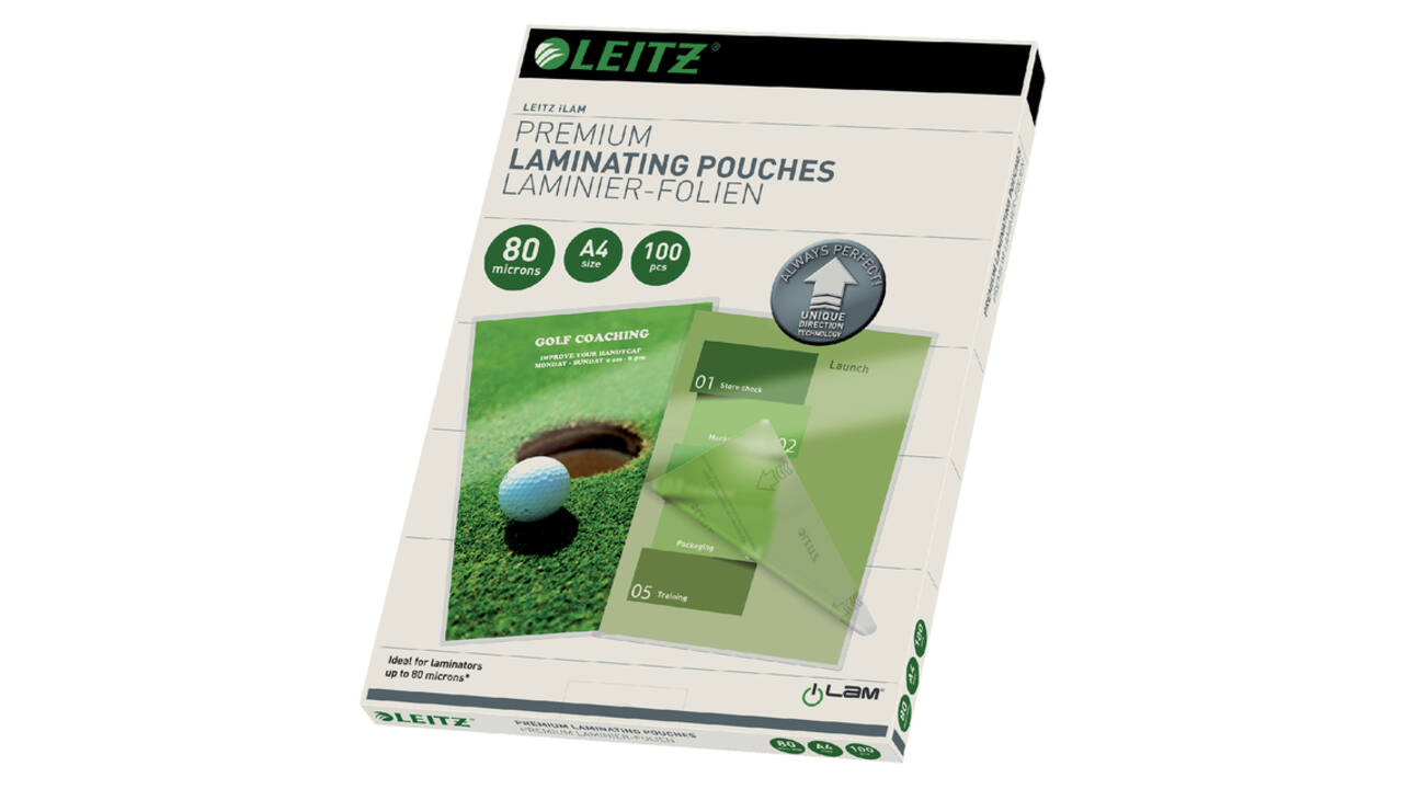 Lamineerhoes Leitz iLAM A4 2x80micron 100 stuks