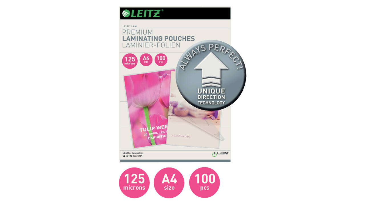 Lamineerhoes Leitz iLAM A4 2x125micron 100 stuks