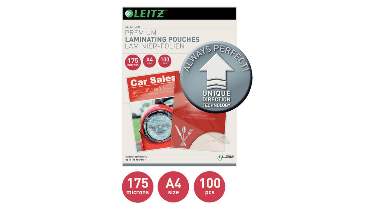 Lamineerhoes Leitz iLAM A4 2x175micron 100 stuks