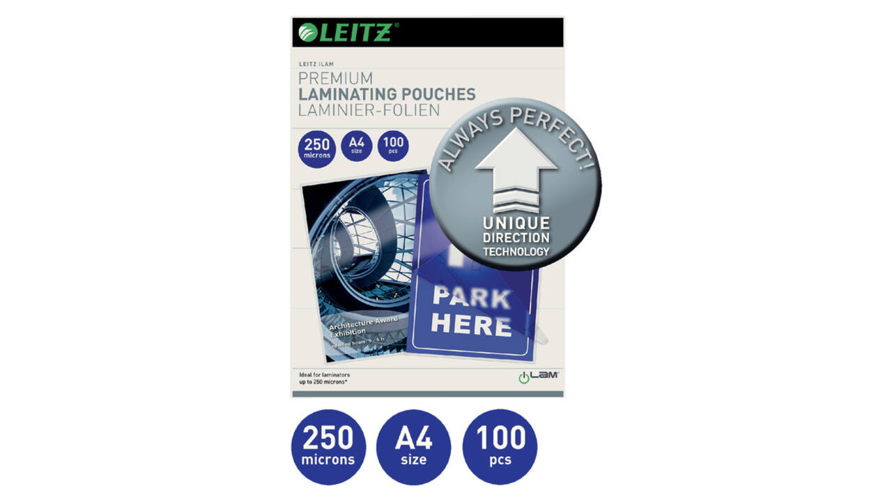Lamineerhoes Leitz iLAM A4 2x250micron 100 stuks