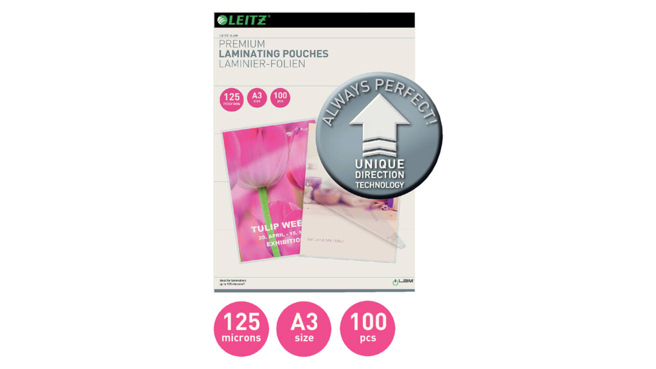 Lamineerhoes Leitz iLAM A3 2x125micron 100 stuks