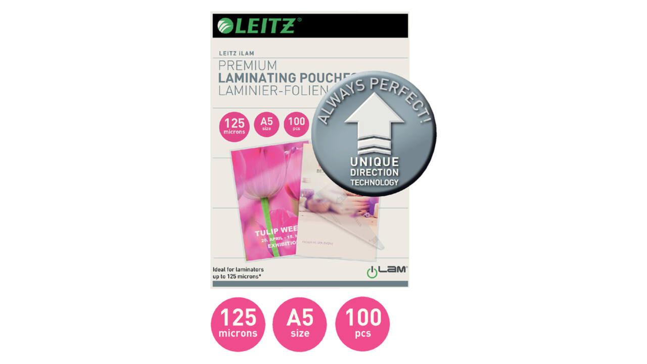 Lamineerhoes Leitz iLAM A5 2x125micron 100 stuks