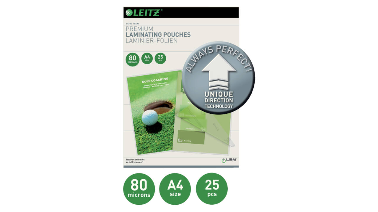 Lamineerhoes Leitz iLAM A4 2x80micron 25 stuks