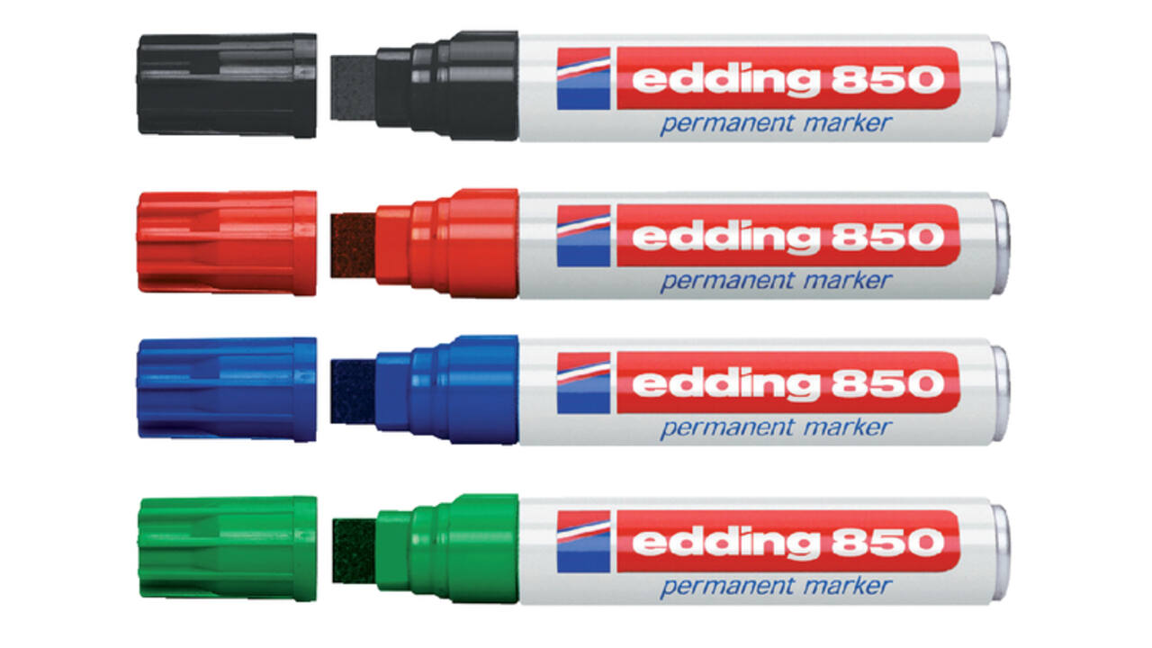 Viltstift edding 850 blok 5-16mm groen