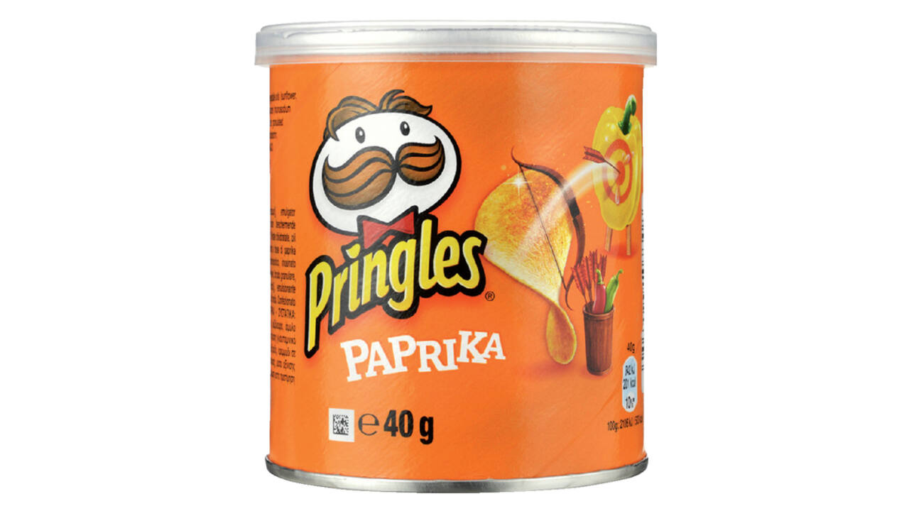 Chips pringles paprika 40 gram