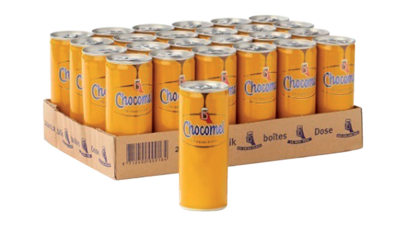 Chocolademelk Chocomel blik 250ml