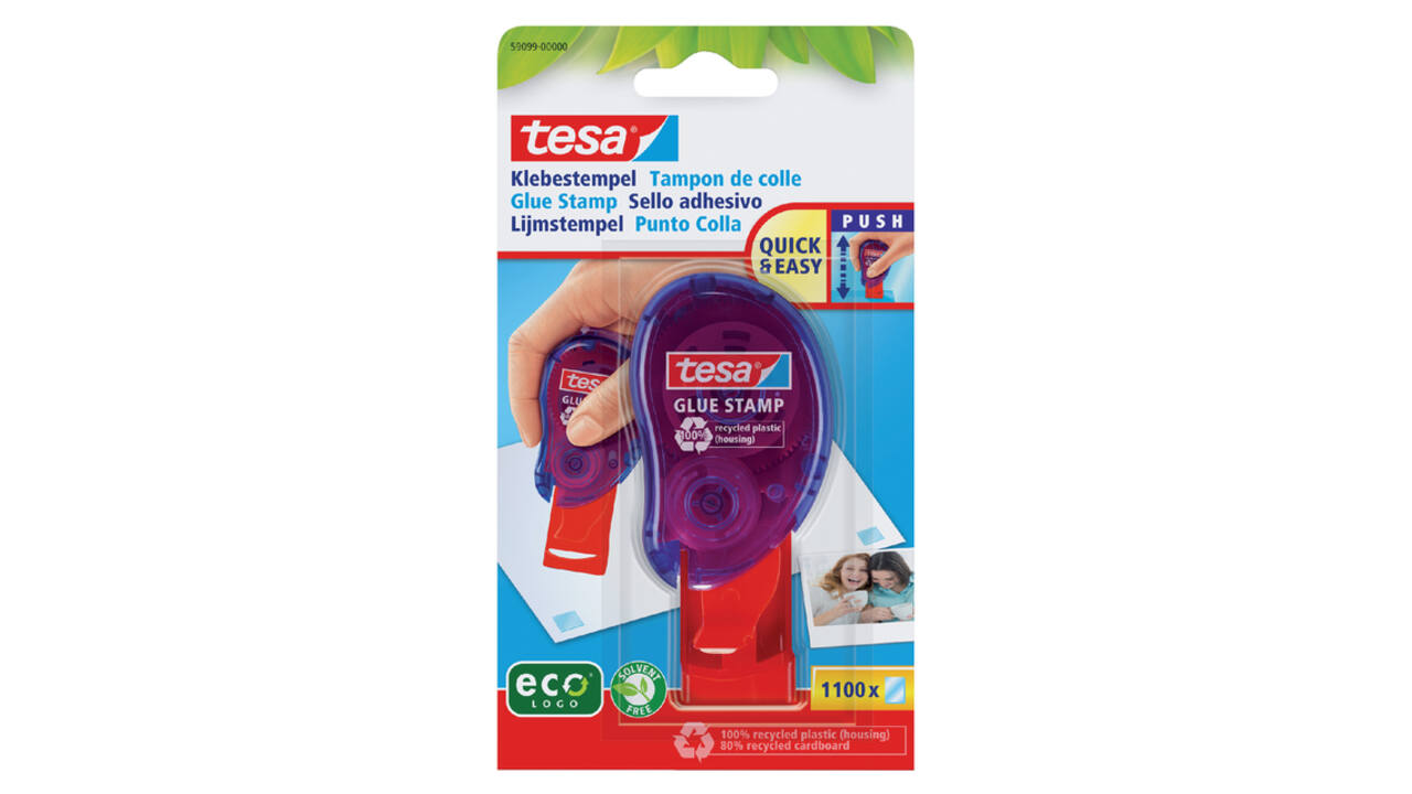 Lijmstempel tesa® transparant