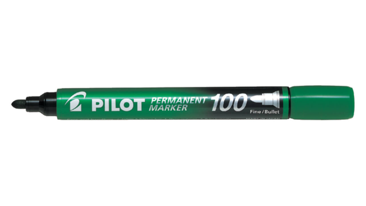 Viltstift PILOT 100 rond fijn groen