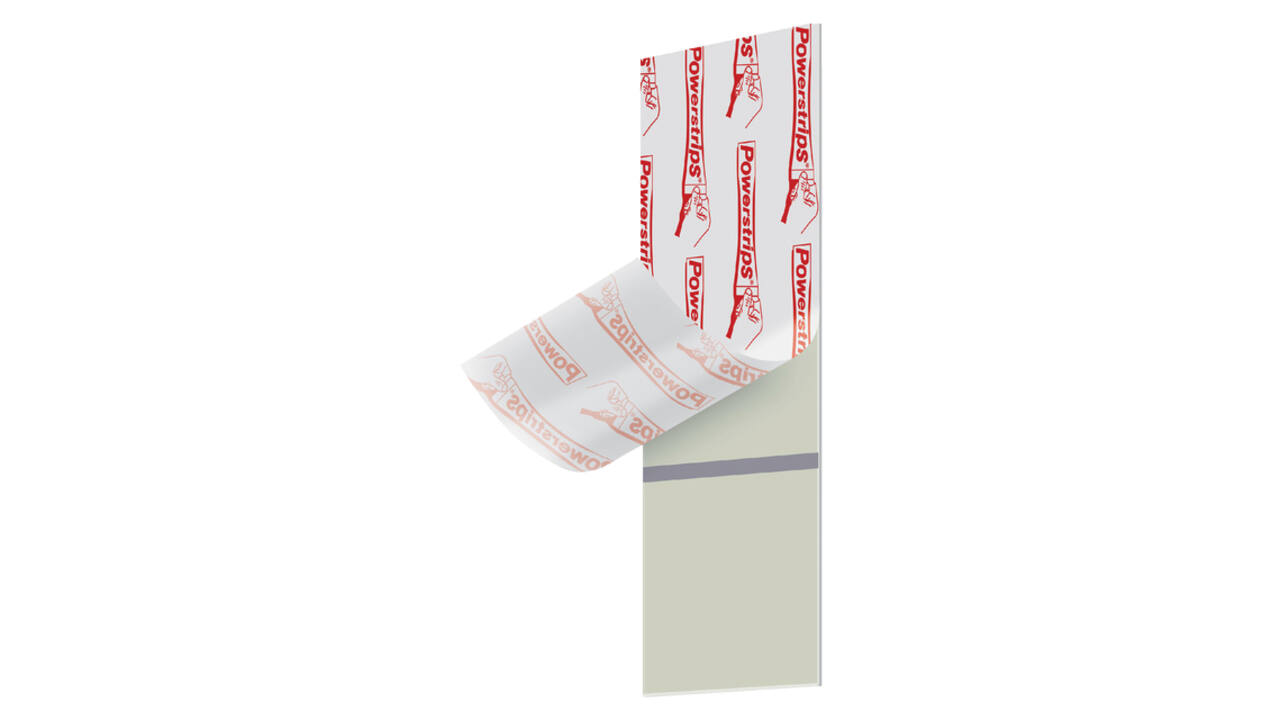 Kleefstrips tesa® behang & pleisterwerk 0,5kg wit 9 stuks 9 stuks