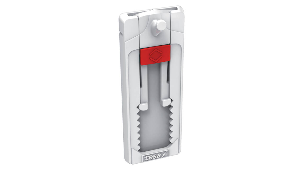 Klevende spijker tesa® behang en pleisterwerk 1kg verstelbaar wit 2 stuks