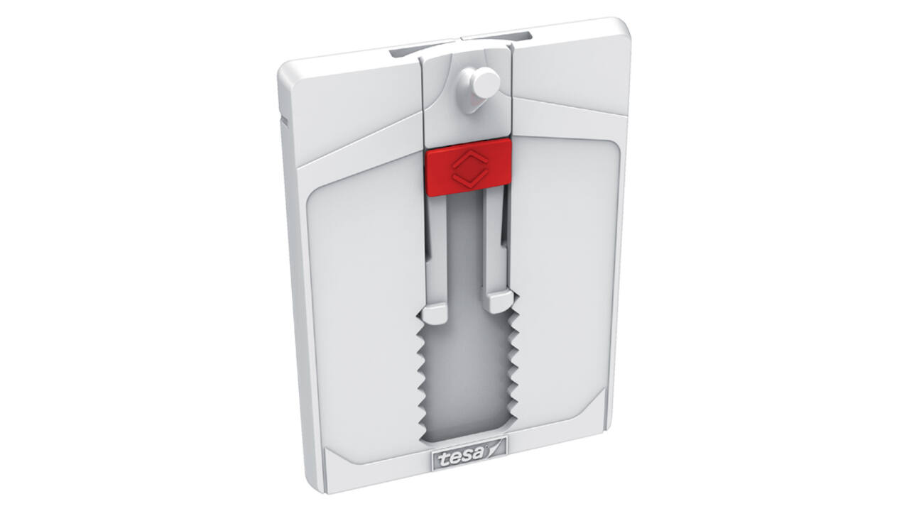 Klevende spijker tesa® behang en pleisterwerk 2kg verstelbaar wit 2 stuks