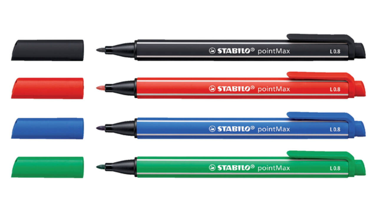 Viltstift STABILO pointMax 488/32 ultramarijn