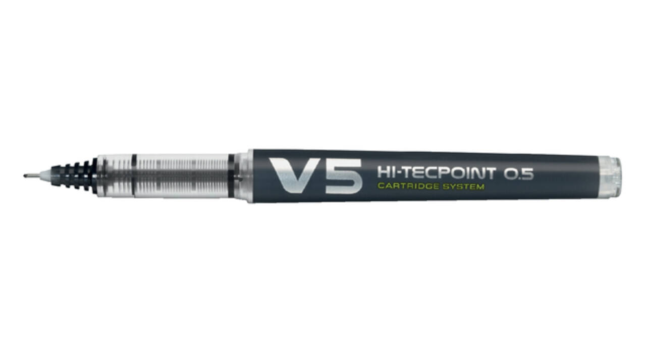 Rollerpen PILOT Begreen Hi-Tecpoint V5 fijn zwart