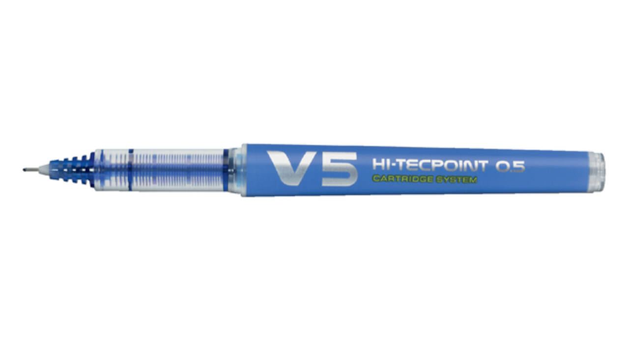 Rollerpen PILOT Begreen Hi-Tecpoint V5 fijn blauw