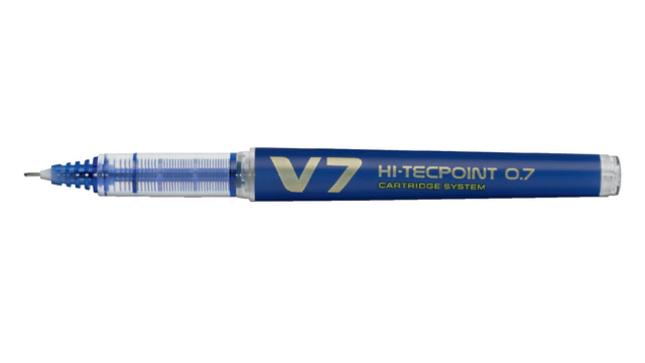 Rollerpen PILOT Begreen Hi-Tecpoint V7 medium blauw