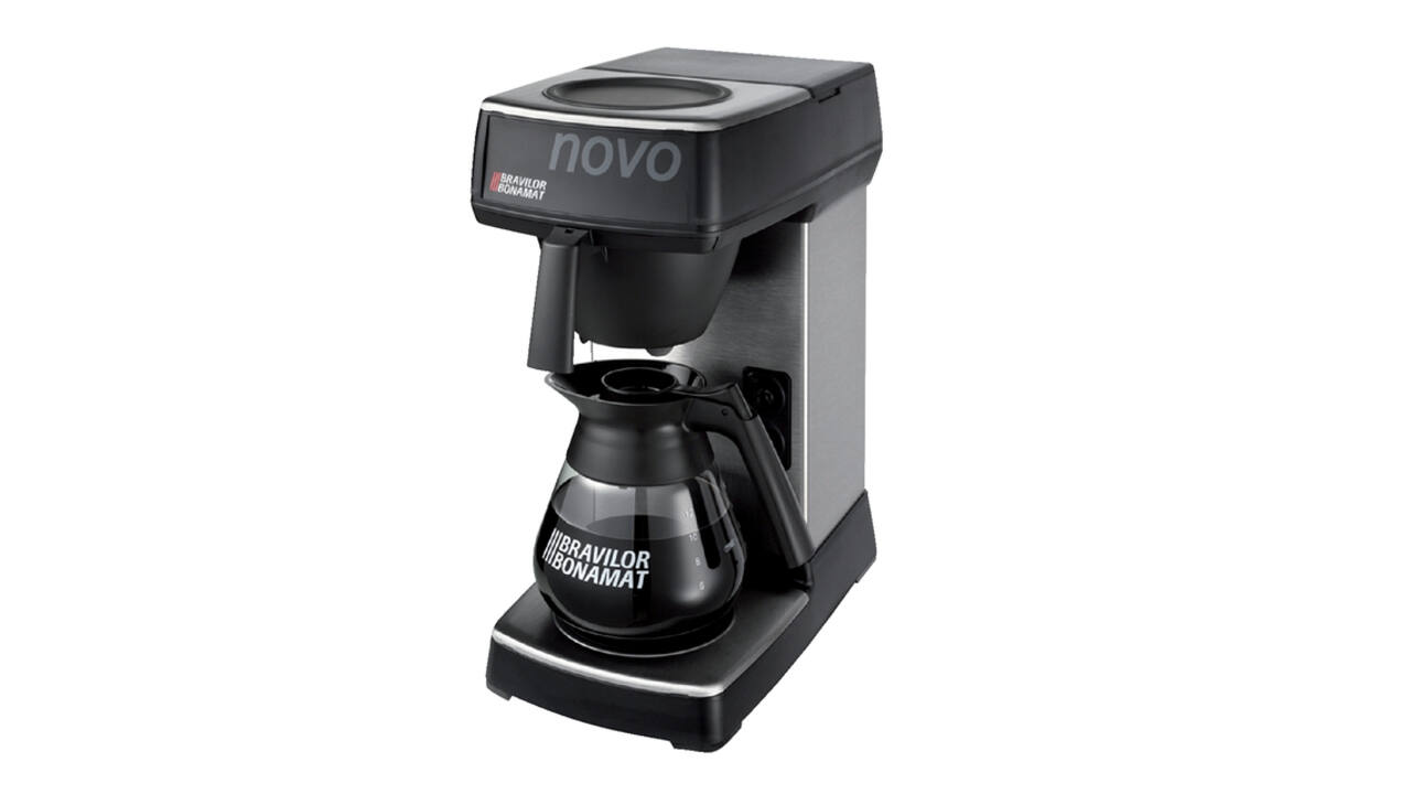 Koffiezetapparaat Bravilor Novo inclusief glazen kan