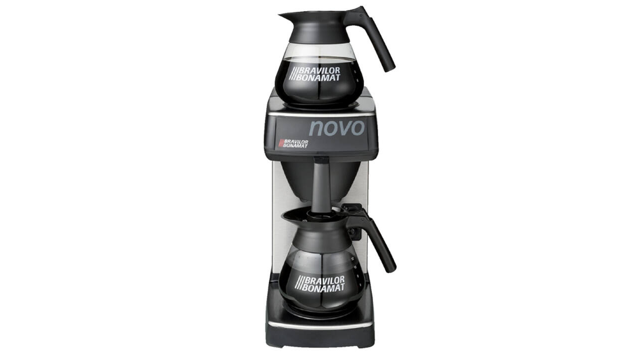 Koffiezetapparaat Bravilor Novo inclusief glazen kan
