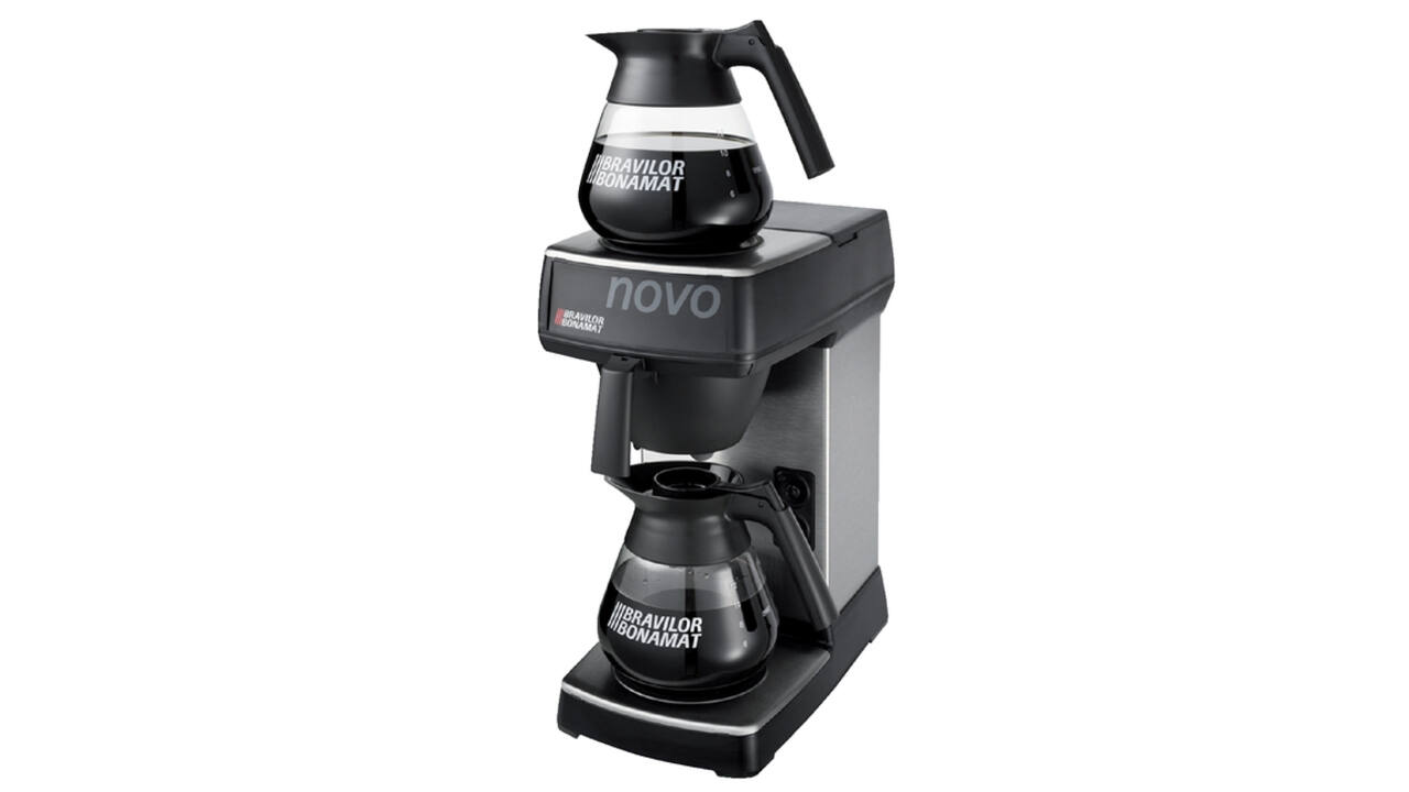 Koffiezetapparaat Bravilor Novo inclusief glazen kan