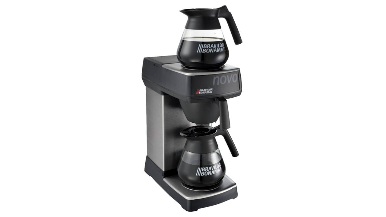 Koffiezetapparaat Bravilor Novo inclusief glazen kan