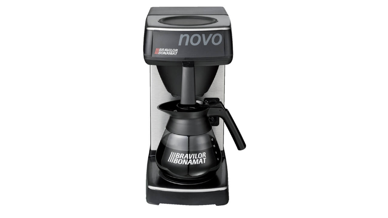 Koffiezetapparaat Bravilor Novo inclusief glazen kan