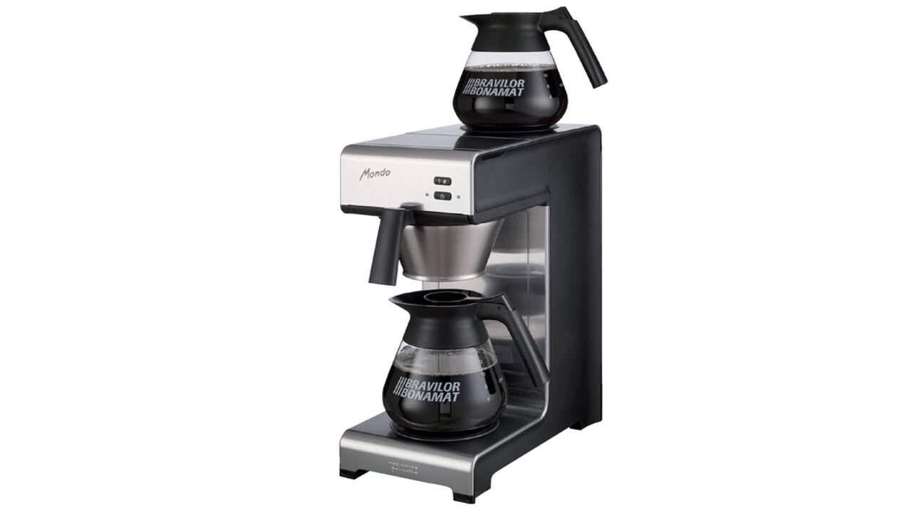 Koffiezetapparaat Bravilor Mondo inclusief 2 glazen kannen