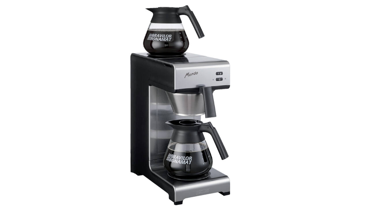 Koffiezetapparaat Bravilor Mondo inclusief 2 glazen kannen