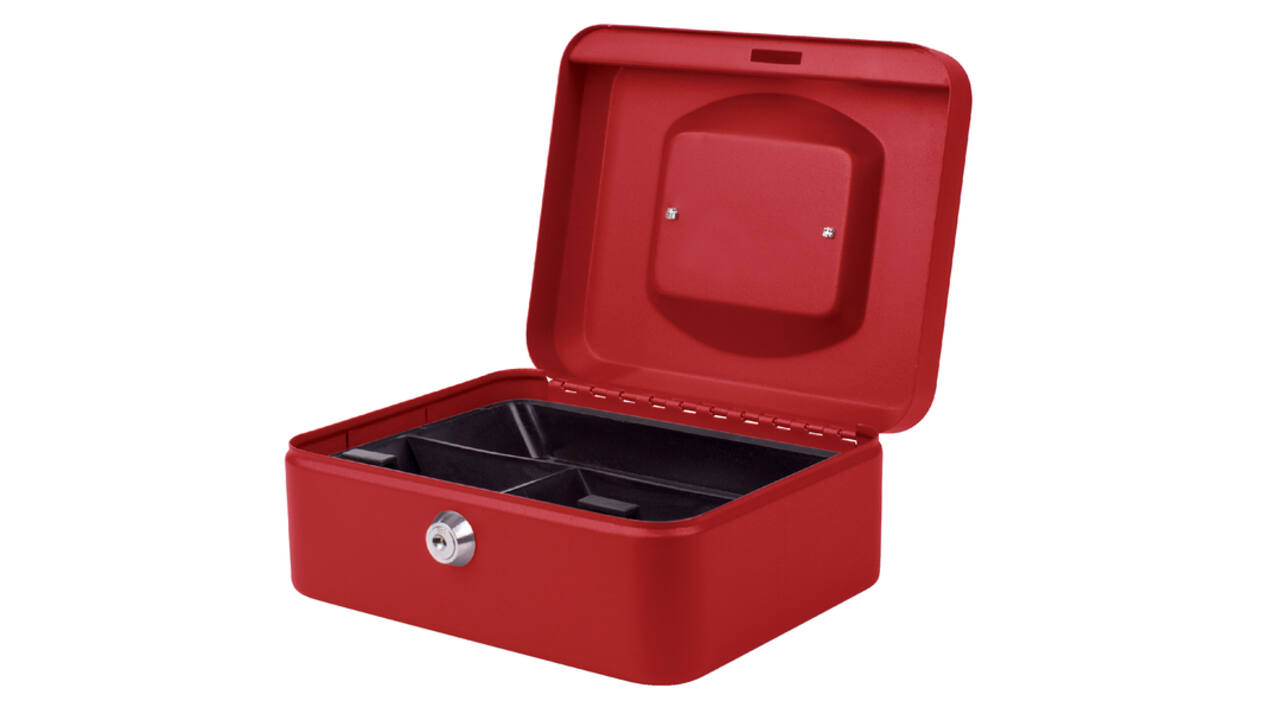 Geldkist Quantore 200x160x90 rood