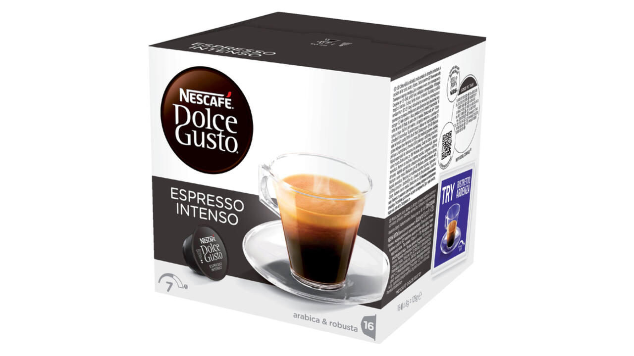 Koffiecups Dolce Gusto espresso intenso 16 stuks