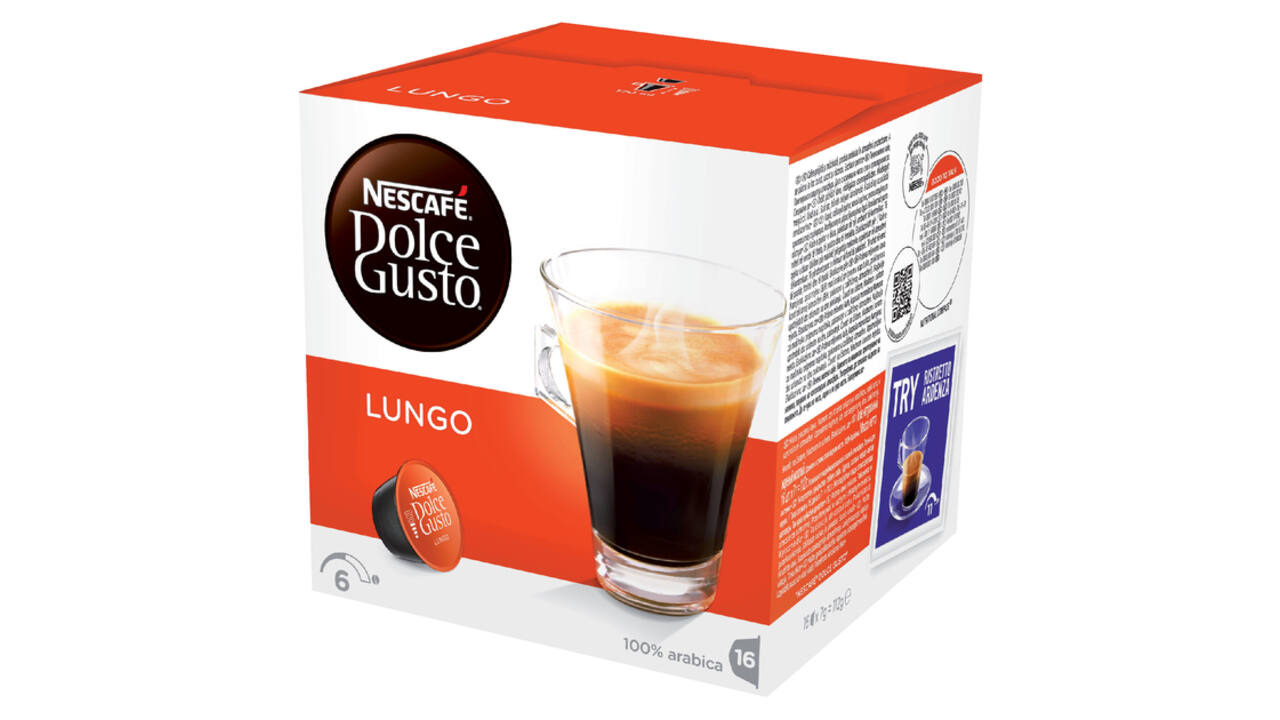 Koffiecups Dolce Gusto lungo 16 stuks